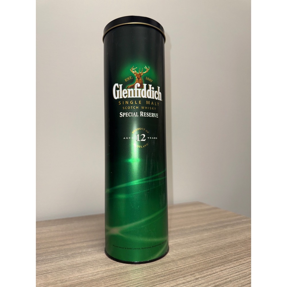 Glenfiddich‎ 12 Year Old Special Reserve Scotch Whiskey Tin Limited Edition